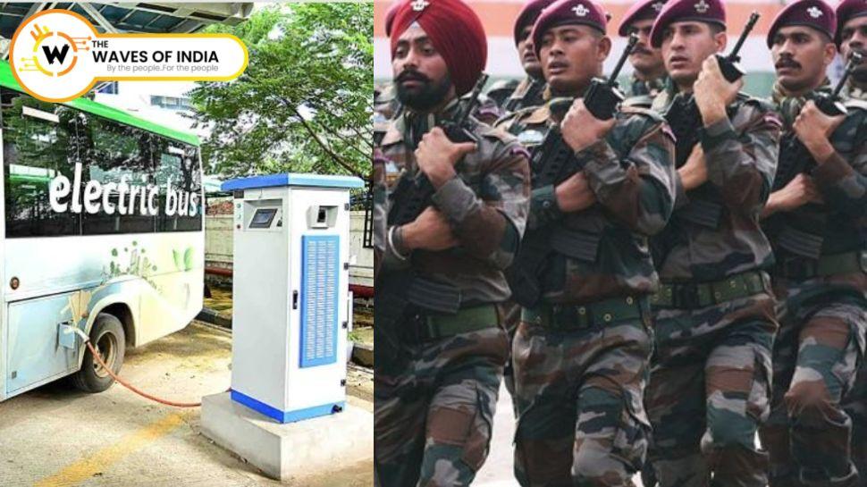 सेना के पास अब होंगे इलेक्ट्रिक वाहन, कार्बन उत्सर्जन कम करने के लिए बनाई ये योजना