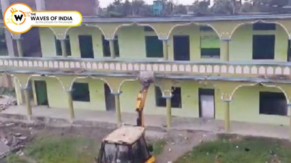 असम में अवैध मदरसे पर चलाए गए बुलडोजर, आतंकी कनेक्शन सामने आने के बाद सरकार का एक्शन